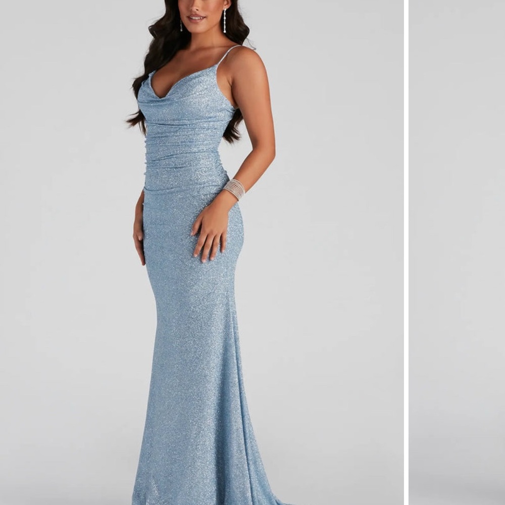 Shay Formal Lurex Glitter Dress